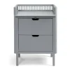 Kids Sebra Interior Kids Furniture>Changing Table, Drawers, classic grey – Sebra