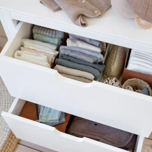Kids Sebra Interior Kids Furniture>Changing table, drawers, white – Sebra