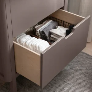 Kids Sebra Interior Kids Furniture>Changing Unit, drawers Jetty Beige – Sebra