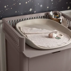 Kids Sebra Interior Kids Furniture>Changing Unit, drawers Jetty Beige – Sebra