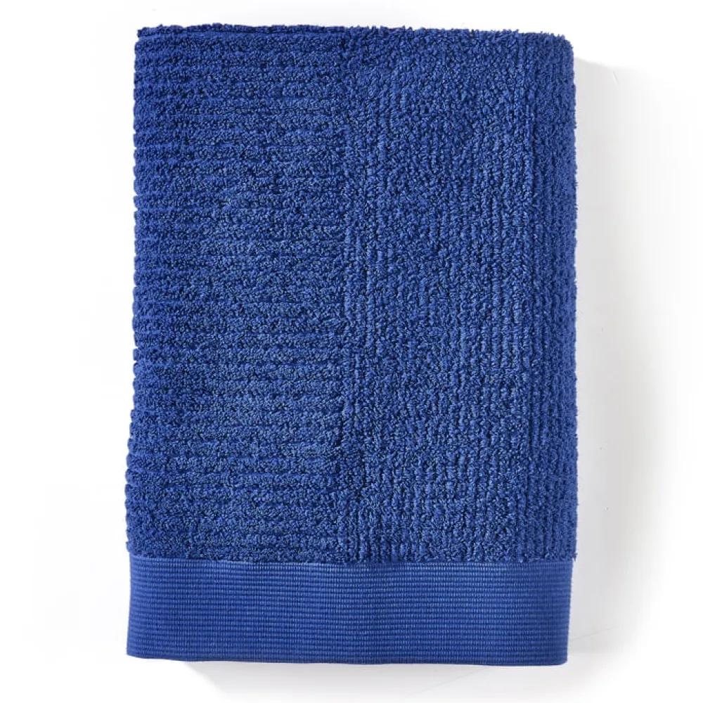classic_hand_towel__x__cm_0.webp Zone Denmark Textiles | Bathroom Textiles>Classic hand towel 50 x 100 cm, Indigo – Zone