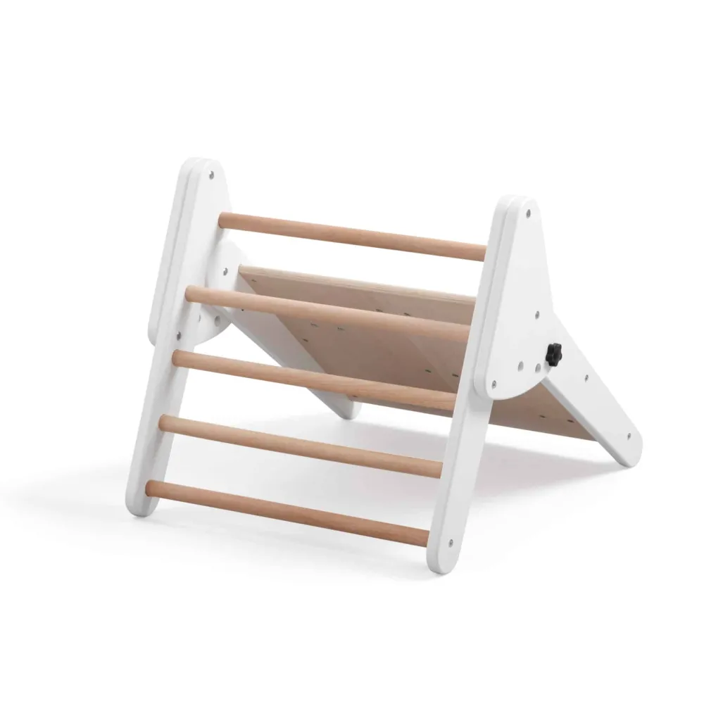 climbing_triangle_white_f_0.webp Kids Sebra Interior Wooden Toys | Christmas Toys>Climbing Triangle White, FSC Mix – Sebra