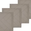 Södahl Kitchen>Cloth napkins Damask 4 pieces, taupe –