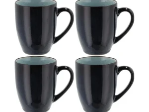 Bitz Kitchen>Coffee Cup Set of 4, Dark Blue –