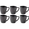 Bitz Kitchen>Coffee cups 0.19 l 6 pieces, Black / dark blue –