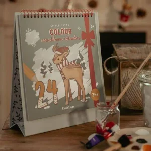 Kids Little Dutch Christmas Toys>Coloring Book Advent Calendar –