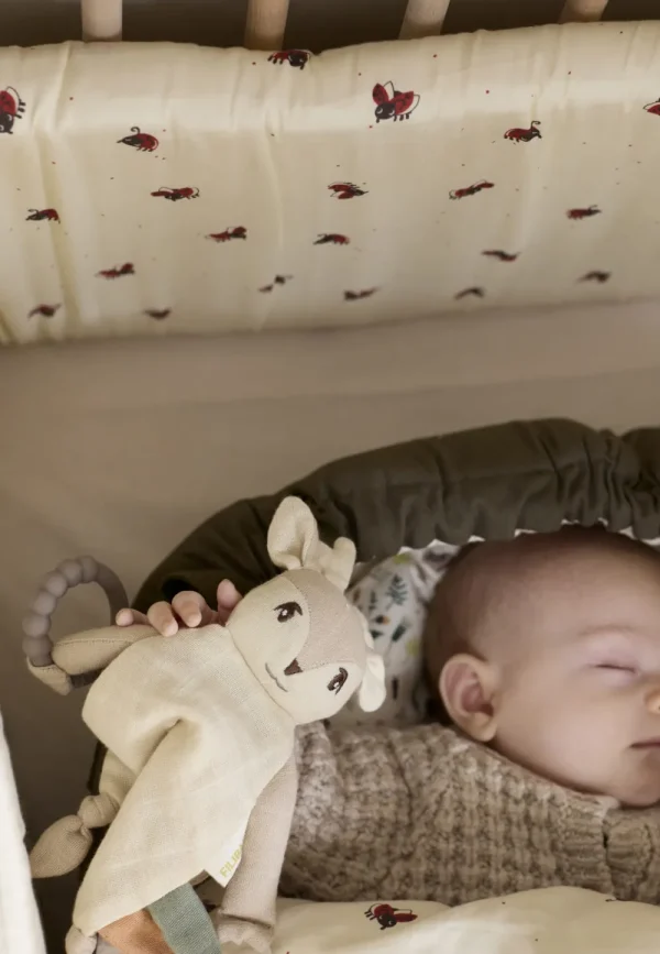 Kids FILIBABBA Baby Toys>Comfort Cloth with teether, Fawn –