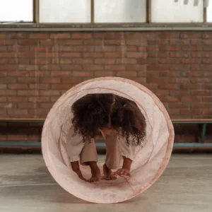 Kids Little Dutch Outdoor Toys>Crawl tunnel Little Pink Flowers –