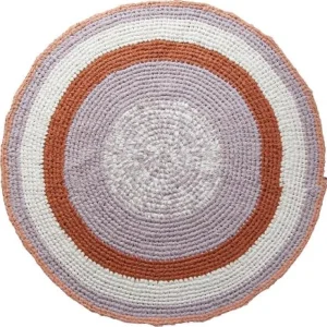 Kids Sebra Interior Rugs And Playmats>Crochet floor mat, morning cloud pink – Sebra