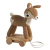 Kids Sebra Interior Baby Toys>Crochet pull-along toy, Dixi the deer – Sebra