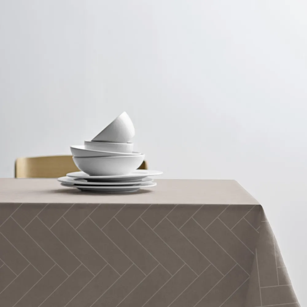 damask_tablecloth_taupe___0.webp Södahl Textiles | Kitchen>Damask tablecloth Taupe, 160 cm –