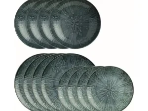 Nordichaus Kitchen>Dinner plate set, Fusion Blue 12 pieces