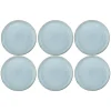 Bitz Kitchen>Dinner plates Ø27 cm – 6 pieces – Light blue –