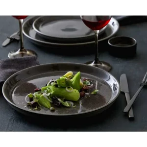 Bitz Kitchen>Dinner plates Ø21 cm – 6 pieces – grey –
