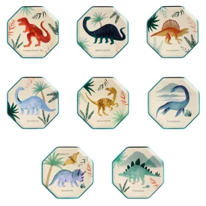Kids Meri Meri Birthday / Party>Dinosaur Plates Kingdom x 8 –