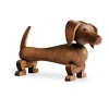 Kay Bojesen Denmark Design Figures>Dog Small Walnut – Kay Bojesen