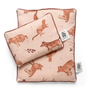 Kids Sebra Interior Doll Accessories>Doll’s bed linen, Nightfall, dreamy rose – Sebra