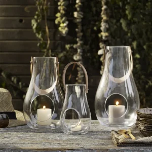 Holmegaard Candle And Holders | Outdoor>DWL Lantern H45 cm Clear –