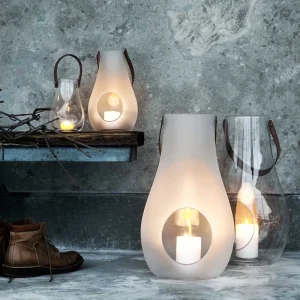 Holmegaard Candle And Holders | Outdoor>DWL Lantern H45 cm Clear –