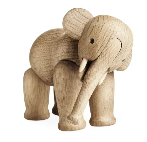 Kay Bojesen Denmark Design Figures>Elephant Small Oak – Kay Bojesen
