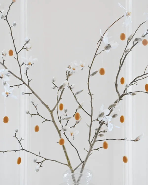 Delight Department Easter Decorations>Felt Eggs Caramel 5 pcs. –