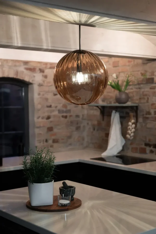 Markslöjd Lamps & Lighting | Bedroom>Fengari Ceiling Lamp Amber – Marksløjd