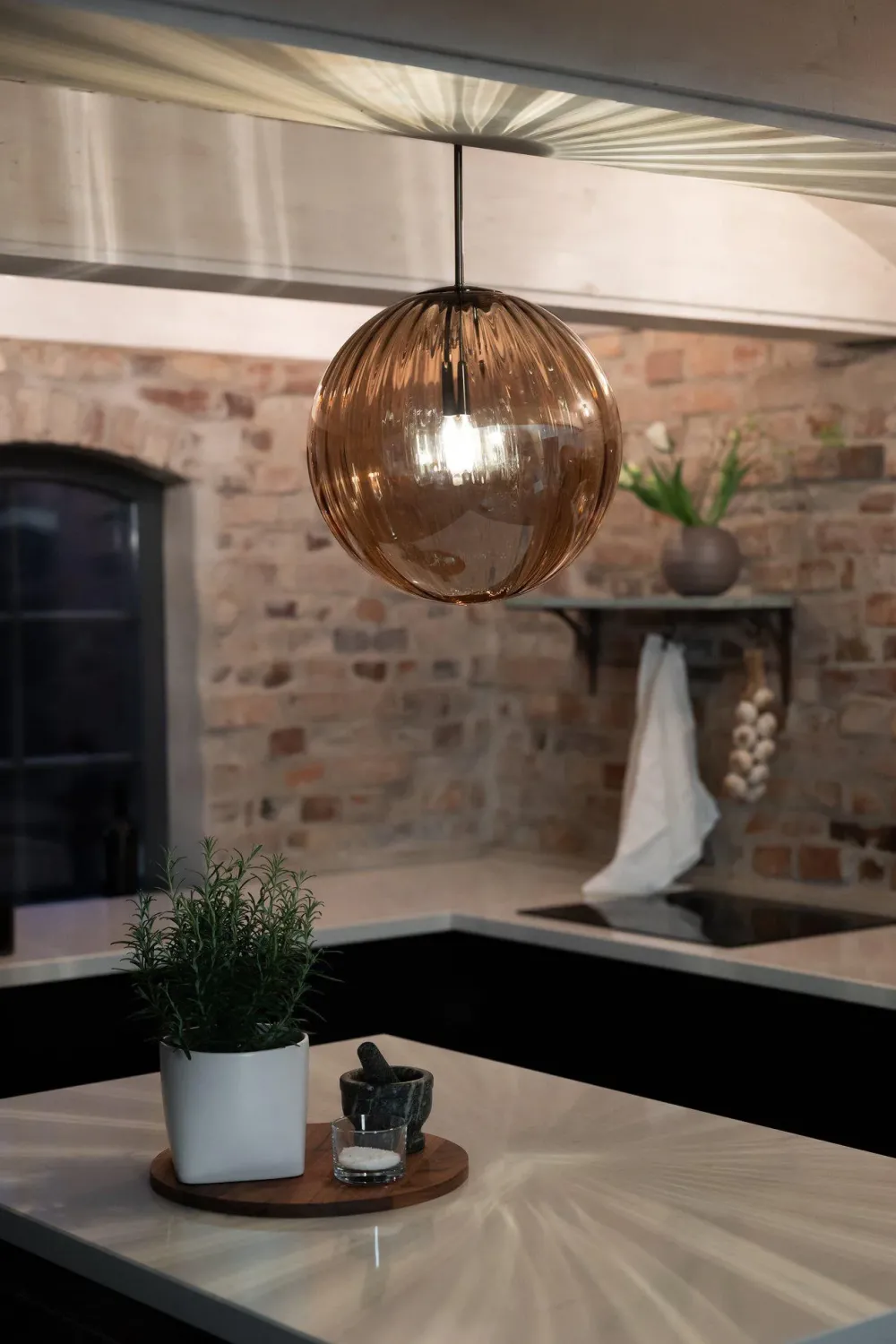 fengari_ceiling_lamp_ambe_1.webp Markslöjd Lamps & Lighting | Bedroom>Fengari Ceiling Lamp Amber – Marksløjd