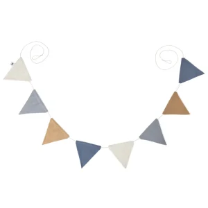 Kids Sebra Interior Garlands | Birthday / Party>Flags double-sided, Forest lake blue – Sebra