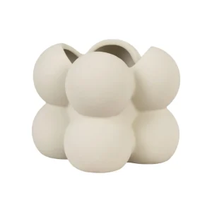 House Nordic Ceramics And Vases>Flower Pot, Bubble Grey 9 cm –