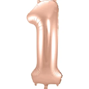 Kids Nordichaus Birthday / Party>Foil Balloon 1 Rose Gold – 86 cm
