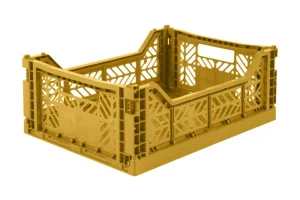 Kids Ay-kasa Storage | Easter Decorations>Folding box midi, Mustard – Aykasa