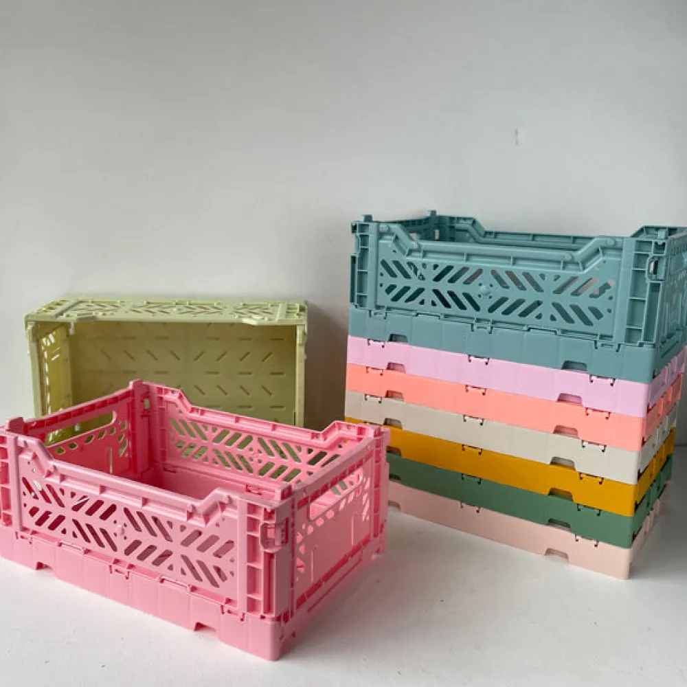 folding_box_mini_strawber_1.webp Kids Ay-kasa Storage | Storage>Folding box mini, Strawberry Milk – Aykasa