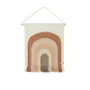 Kids OYOY Mini Wall Rugs>Follow The Rainbow Mini Wall Rug, Choko –