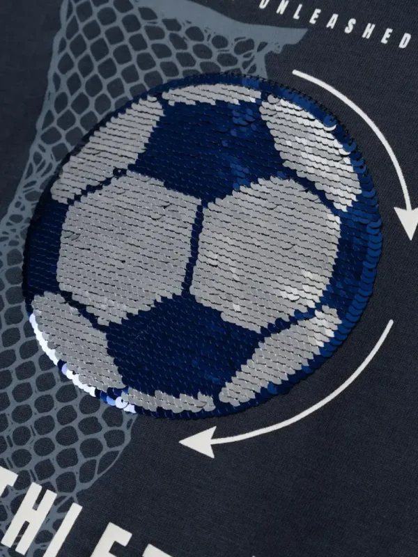 Kids/BOY Name It Teen Boy 8+ | Boy 2-8Y>Football Glitter Shirt –