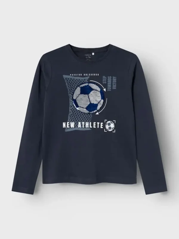Kids/BOY Name It Teen Boy 8+ | Boy 2-8Y>Football Glitter Shirt –