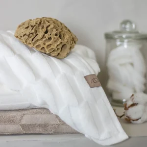 Mette Ditmer Wellness & Beauty | Textiles>GEO Bath mat 50 x 80 cm, off white –