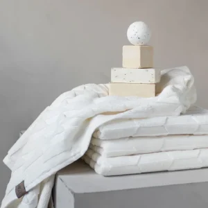 Mette Ditmer Wellness & Beauty | Textiles>GEO Bath towel 70 x 133 cm, off white –