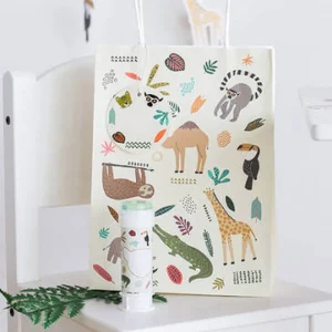 Kids Nordichaus Birthday / Party>Gift Bags Zoo Theme – 6 pieces
