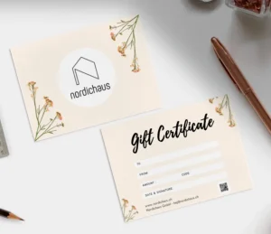 Nordichaus Gift Card / Gutschein>Gift card 50 CHF – Post