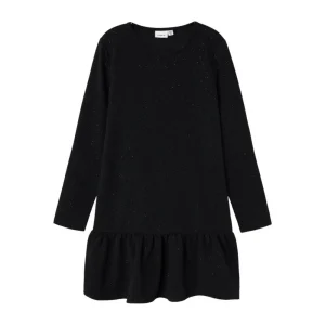 Kids Name It Teen Girls 8+>Glitter Dress, Black –