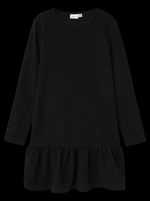 Kids Name It Teen Girls 8+>Glitter Dress, Black –
