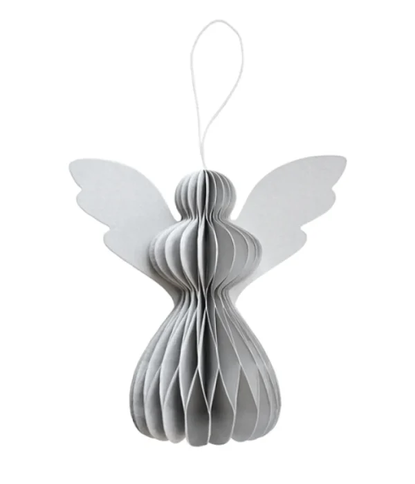 Delight Department Christmas Decorations>Grey Paper Angel –