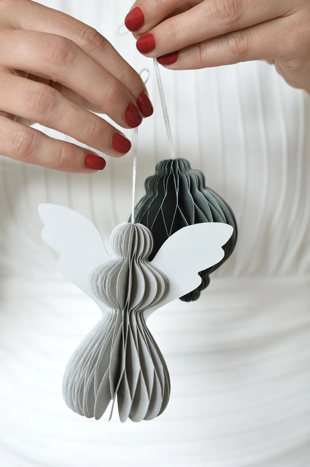 grey_paper_angel__delight_1.webp Delight Department Christmas Decorations>Grey Paper Angel –