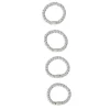 Kids Name It Teen Girls 8+>Hair elastic 4-pack, Silver –