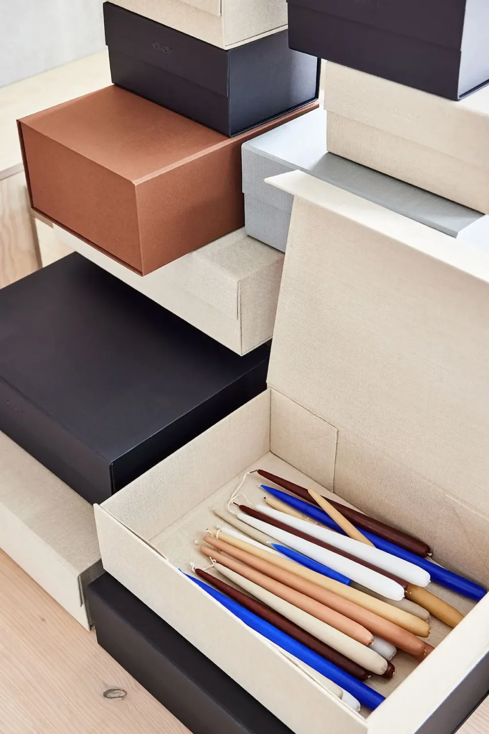 hako_storage_box_beige_a__1.webp Kids OYOY Storage | Office>Hako Storage Box Beige, A5 –