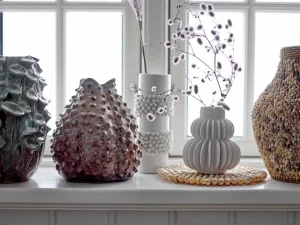 Bloomingville Easter Decorations | Ceramics And Vases>Halfdan Vase, White, Stoneware –