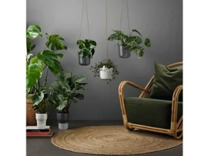 Eva Solo Ceramics And Vases | Outdoor>Hanging flowerpot Ø 15 cm, grey –