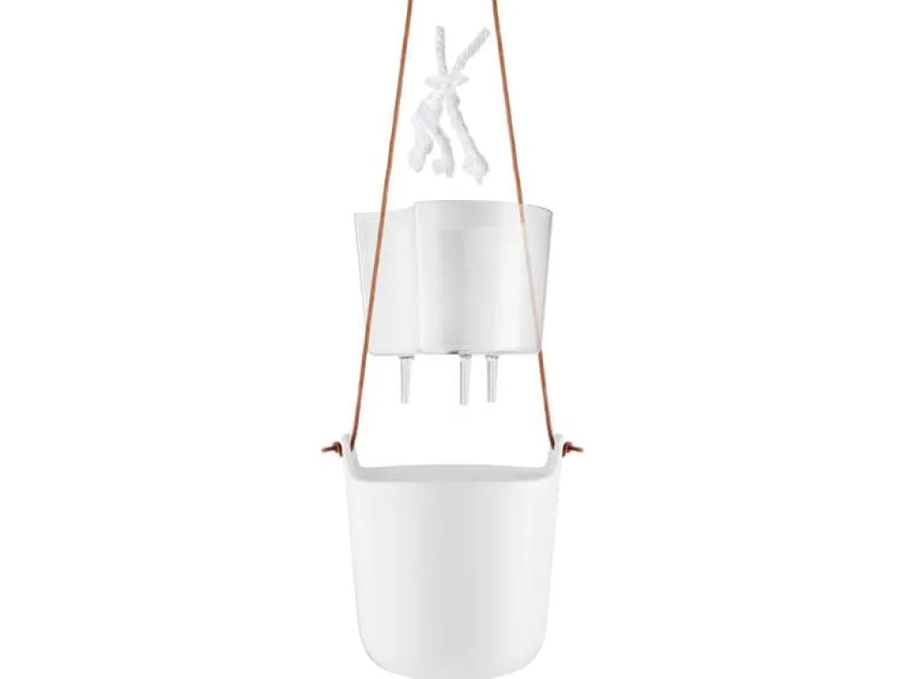 hanging_flowerpot___cm_wh_3.webp Eva Solo Ceramics And Vases | Outdoor>Hanging flowerpot Ø 15 cm, White –