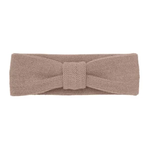 Kids Huttelihut Girl 2-8Y>Headband Merino Wool Knit, Mahogany Rose –
