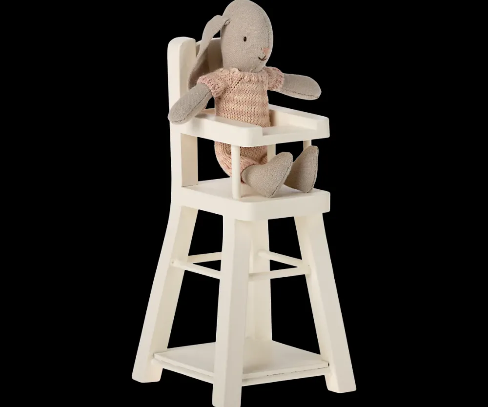 high_chair_micro_white__m_2.webp Kids Maileg Doll Accessories>High chair, Micro White –